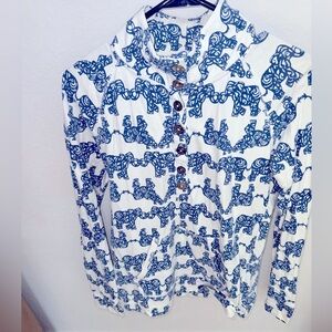 Elephant print Lilly Pulitzer pullover